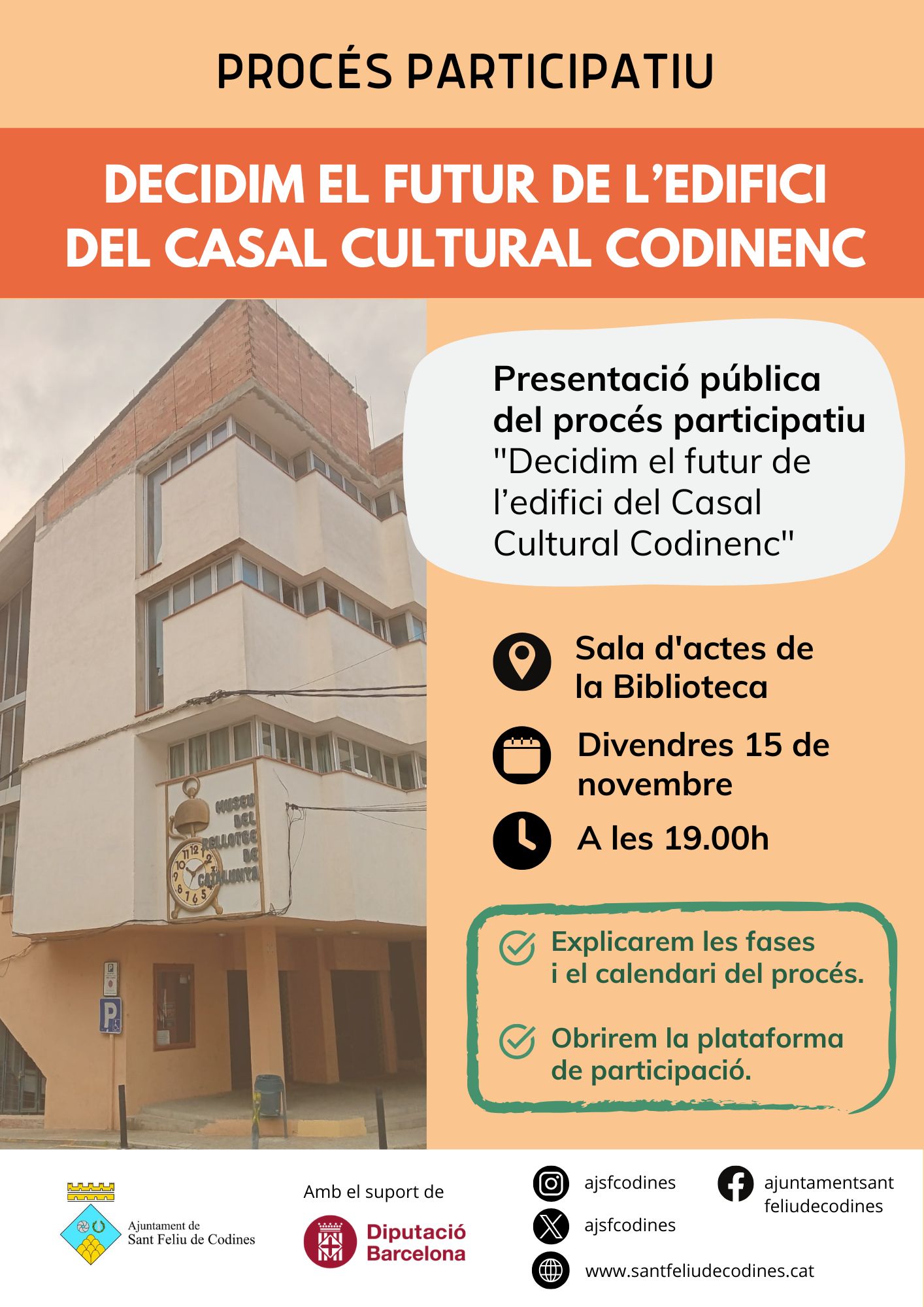 CARTELL PROCÉS PARTICIPATIU CASAL